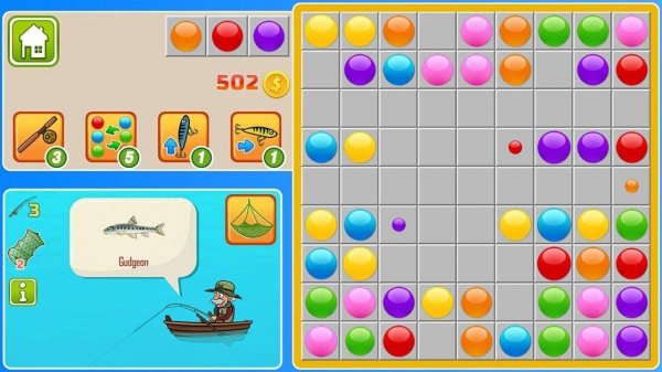 Fishing and Lines Online Puzzle Game