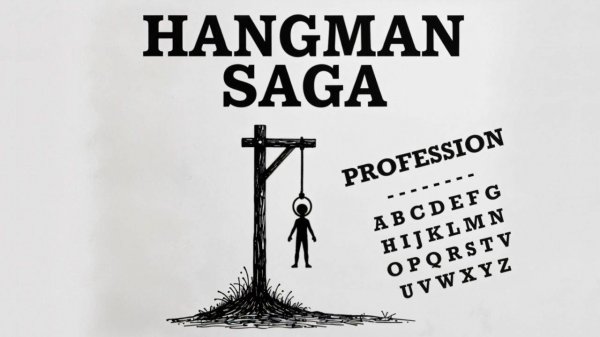 Hangman Saga: Word Puzzle Game Online