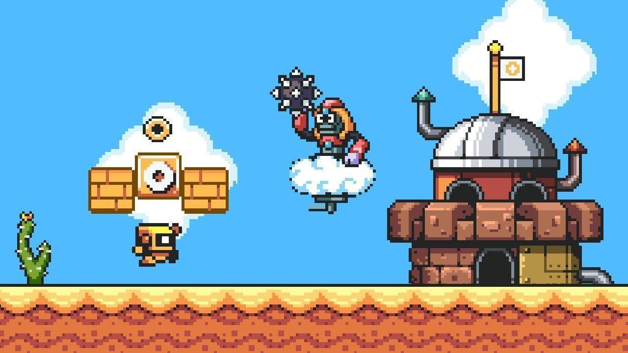 Super Droid Adventure Platformer