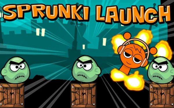 Sprunki Launch: Physics Catapult Puzzle Game Online