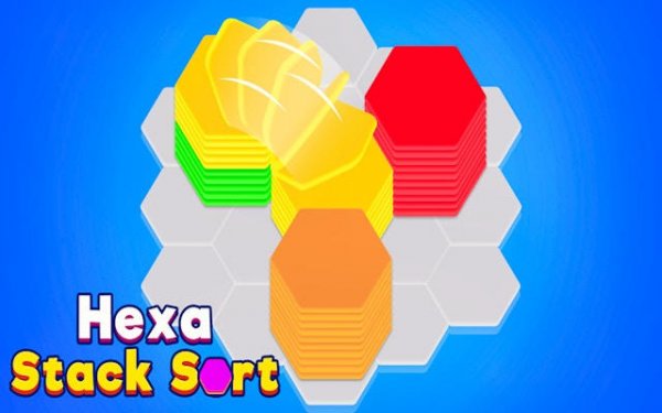 Colorful Hexagon Tile Arranger