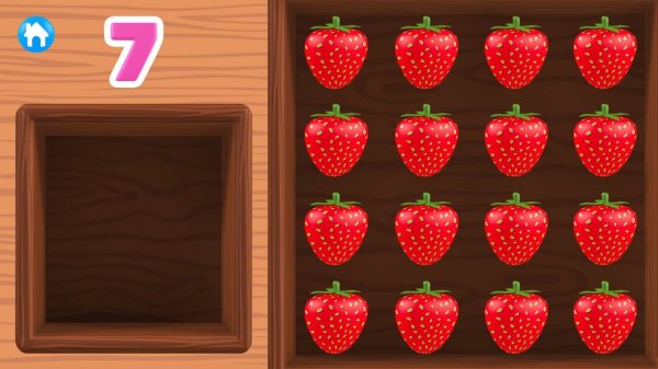 Fruits and Vegetables Counting Game Online
